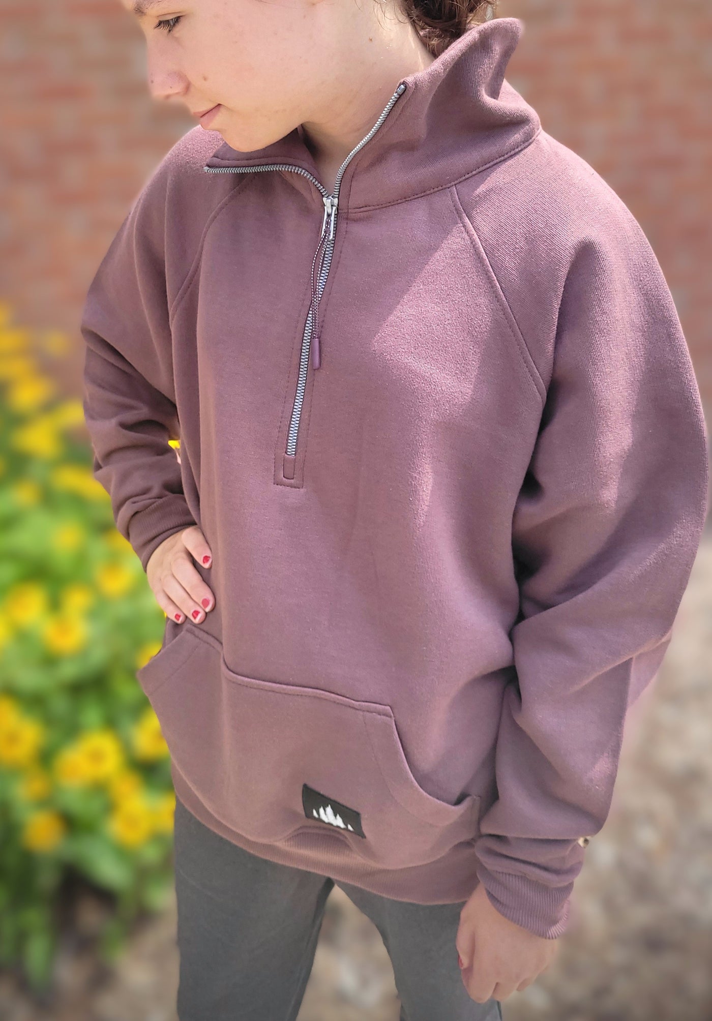 Ladies Boxy 1/2 Zip Fleece