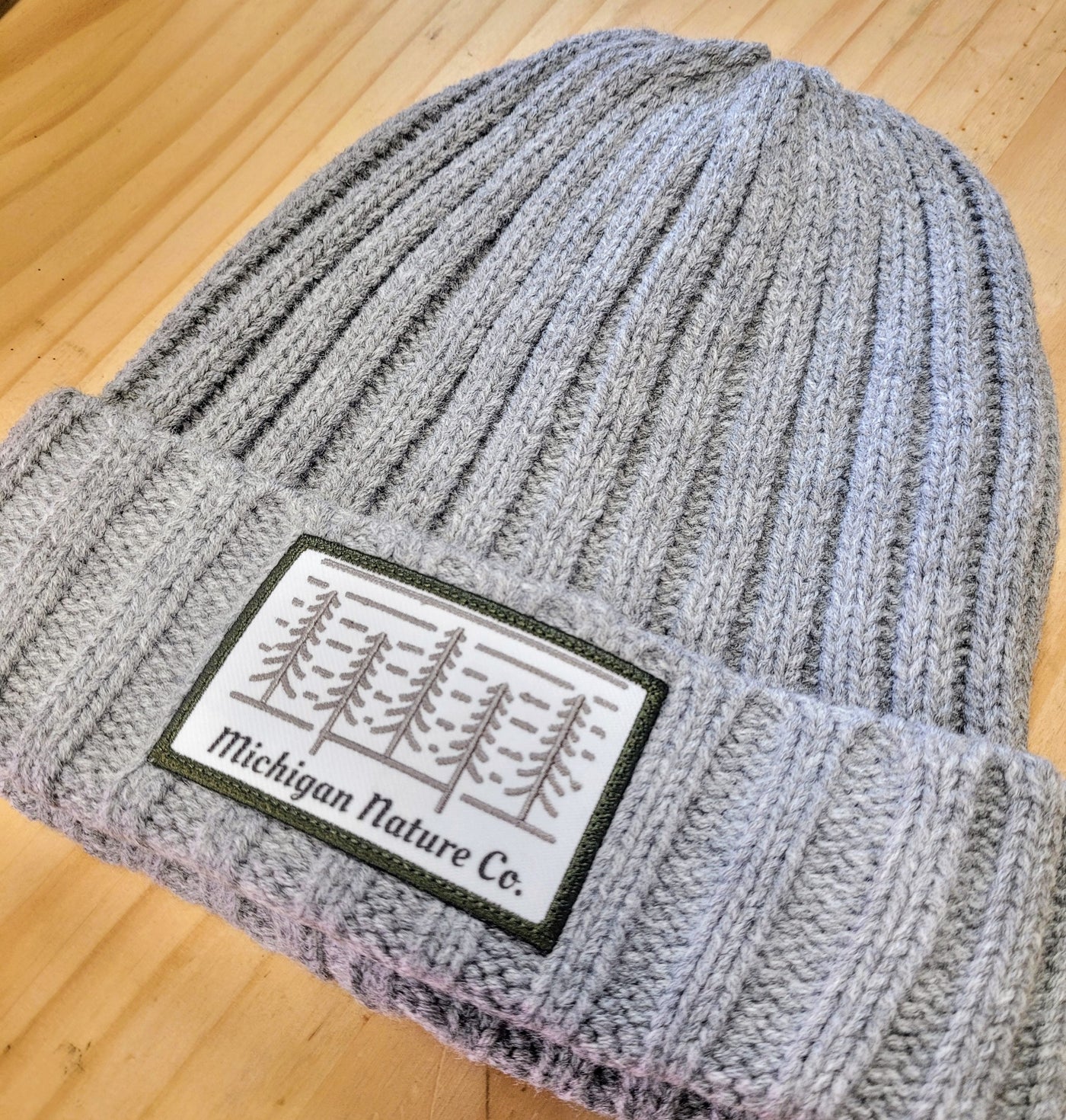 Sustainable Cable-Knit Beanie