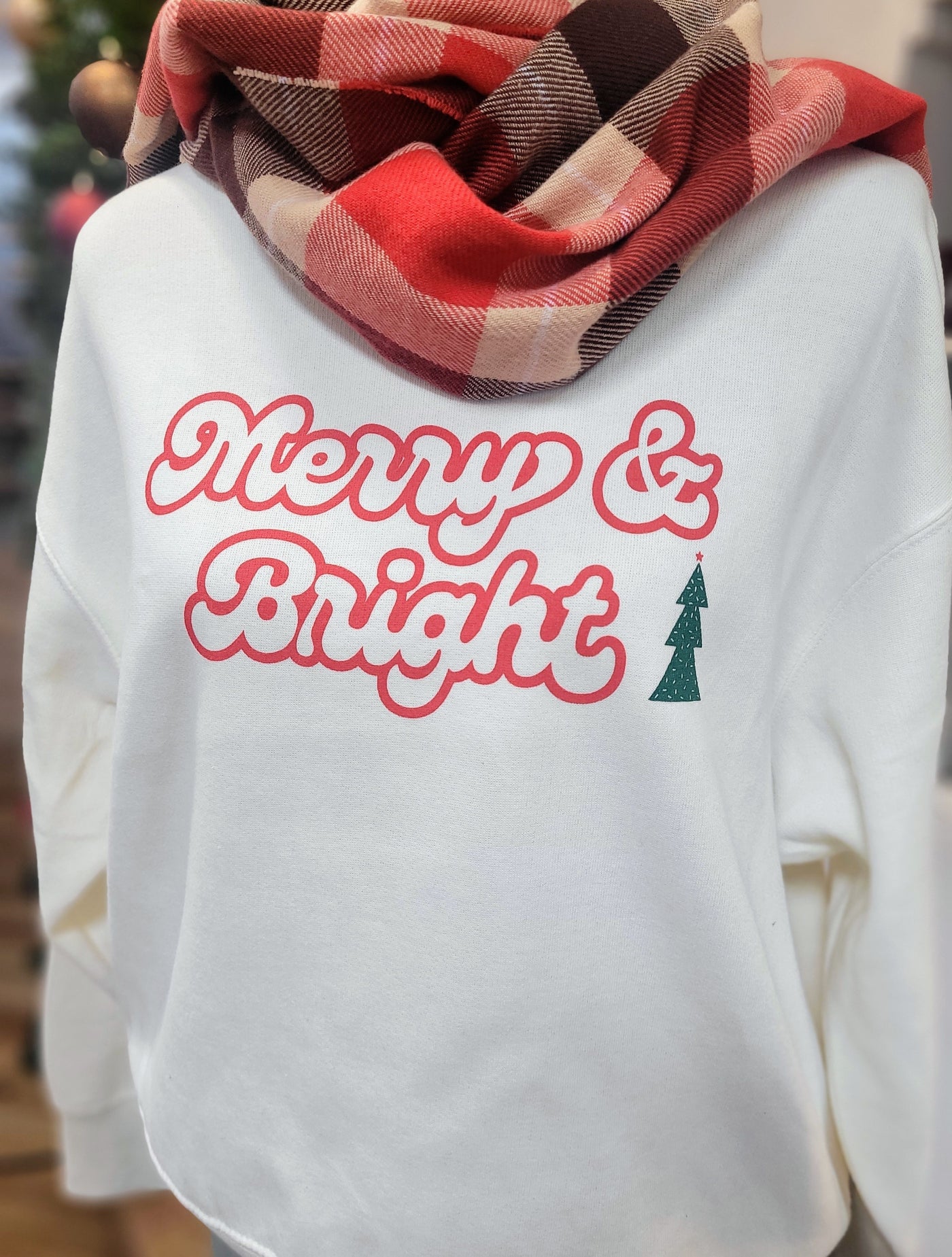 Merry & Bright Boxy Crewneck