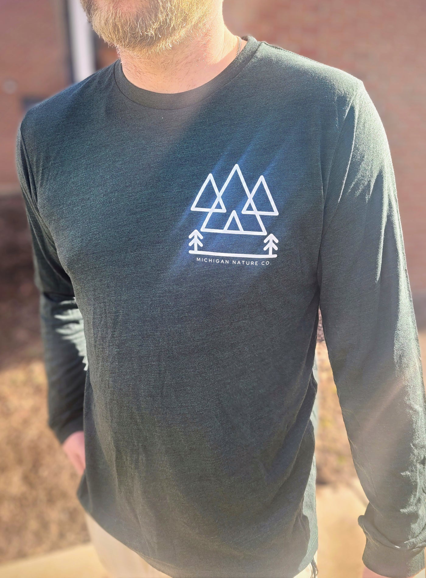 Geo Forest Long Sleeve Tee